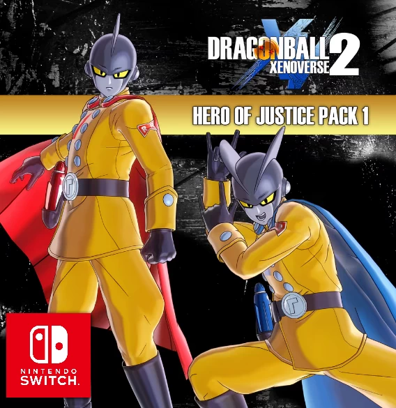 DLC - 2022 - Dragon Ball Xenoverse 2 - Hero of Justice Pack 1 - Nintendo Switch DLC's de Switch del Videojuego del 2022 - Dragon Ball Xenoverse 2 - Hero of Justice Pack 1