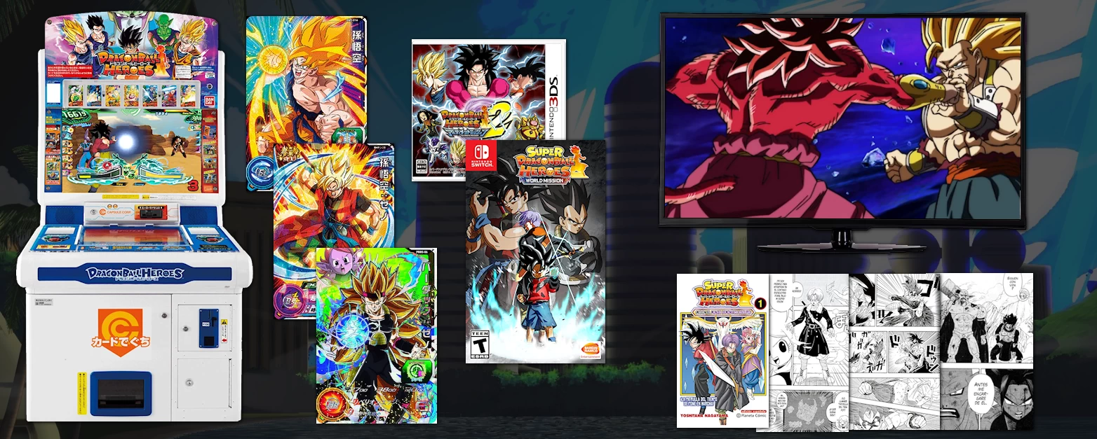 Arcade, Cartas, Videojuegos, Anime y Manga de Super DB Héroes