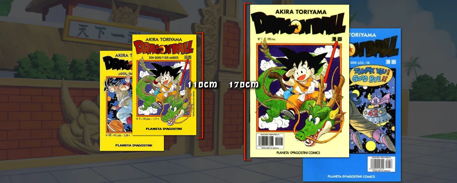 Comparando formatos Tankobon y Revista de la Seria Amarilla/Azul