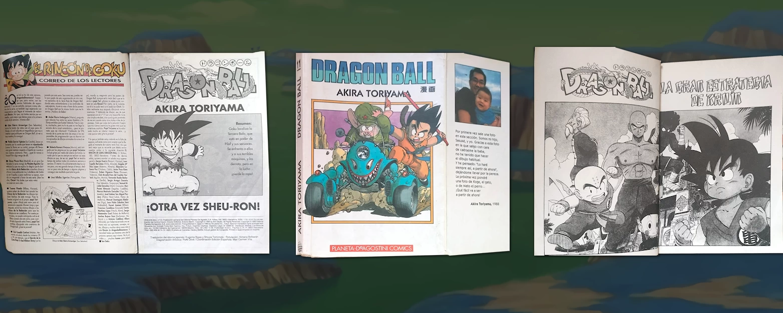 Trivia about the first edition of the Dragon Ball manga in Spain: