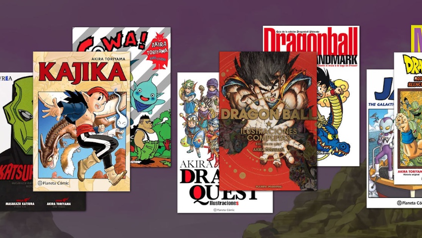 Spin-Off, Guías, libros de Ilustraciones y Novelas de DB junto a otros Mangas de Toriyama